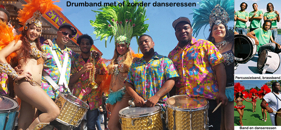 Sambaband met Samba Danseressen